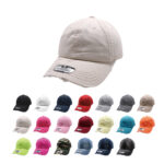 PB136V Distressed Dad Hat