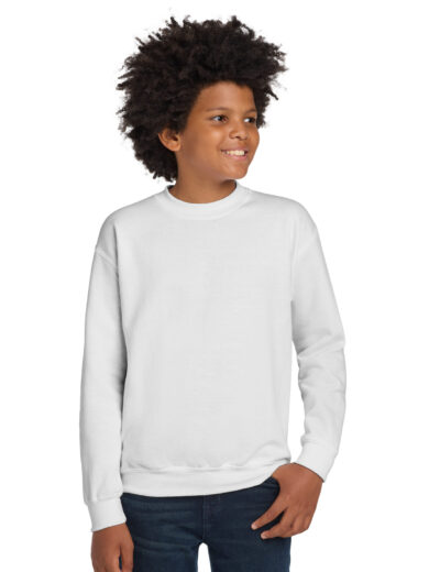 Gildan ®  Youth Heavy Blend™ Crewneck Sweatshirt.  18000B