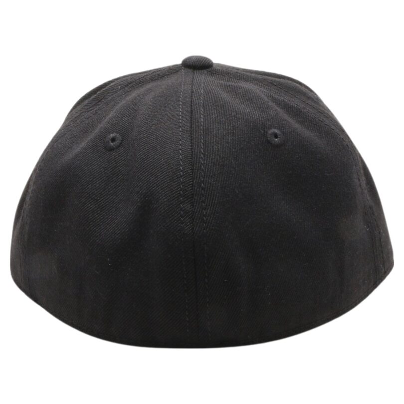 PB5000 TDC PitBull On-Field Wool Blend Flat Fitted Hats [Black]
