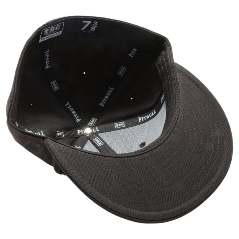 PB5000 TDC PitBull On-Field Wool Blend Flat Fitted Hats [Dark Grey]