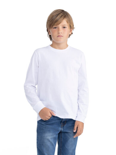 Youth Cotton Long Sleeve T-Shirt