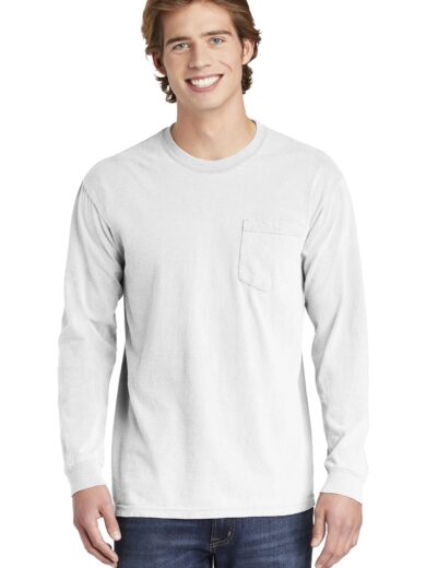 COMFORT COLORS  ®  Heavyweight Ring Spun Long Sleeve Pocket Tee. 4410