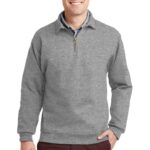 Jerzees ®  Super Sweats ®  NuBlend ®  - 1/4-Zip Sweatshirt with Cadet Collar.  4528M