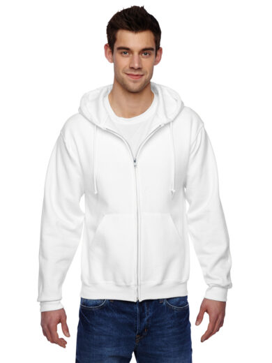 Adult Super Sweats  NuBlend  Fleece Full-Zip Hooded Sweatshirt
