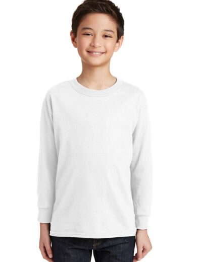 Gildan ®  Youth Heavy Cotton ™  100% Cotton Long Sleeve T-Shirt. 5400B