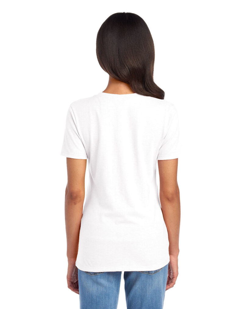 Ladies' Premium Blend V-Neck T-Shirt - Image 2