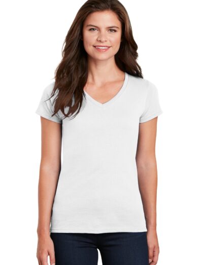 Gildan ®  Women's Heavy Cotton ™  100% Cotton V-Neck T-Shirt. 5V00L