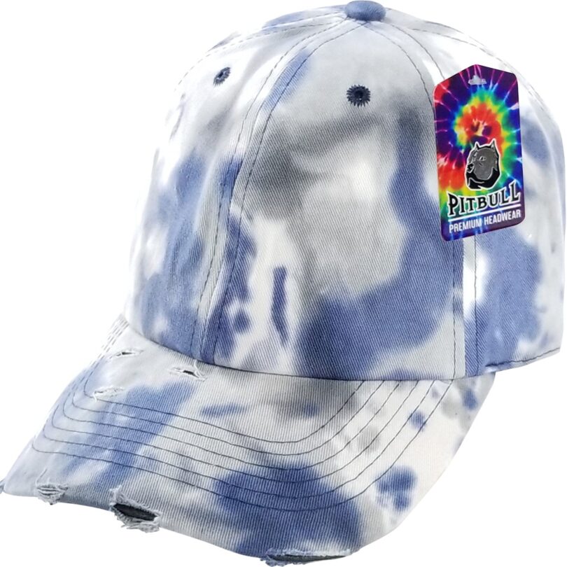 PB255 Tie Dye Vintage Dad Hat - Image 4