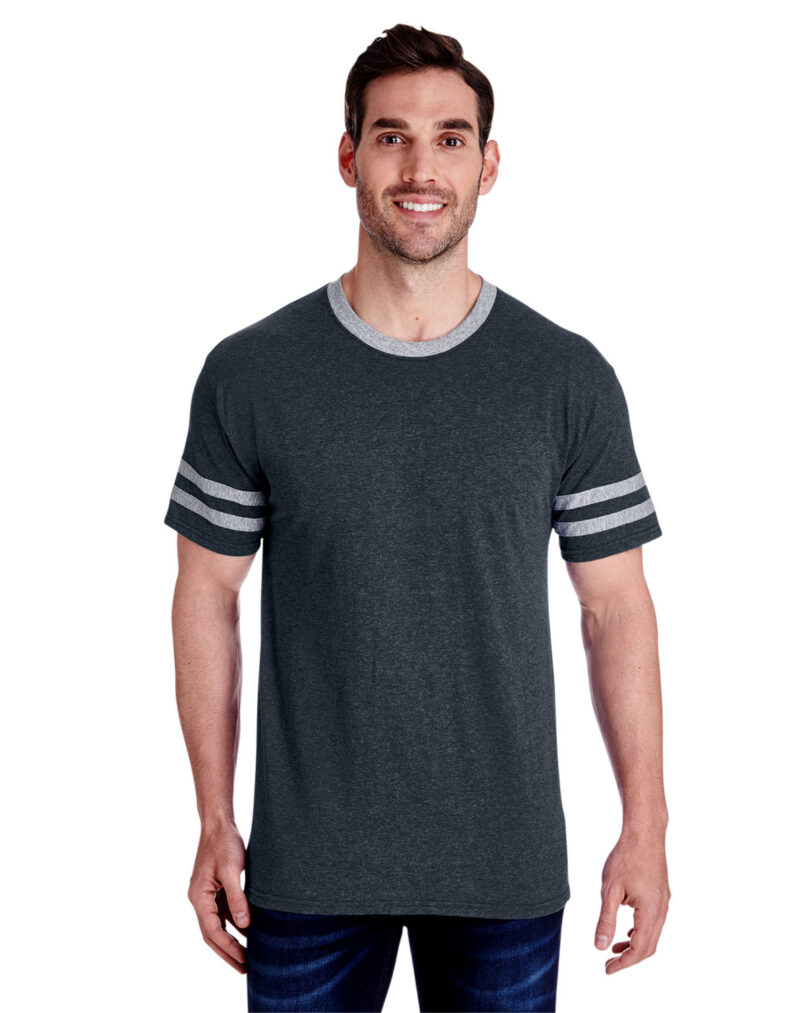 Adult TRI-BLEND Varsity Ringer T-Shirt