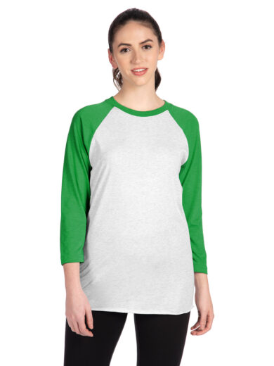 Unisex Triblend Three-Quarter Sleeve Raglan