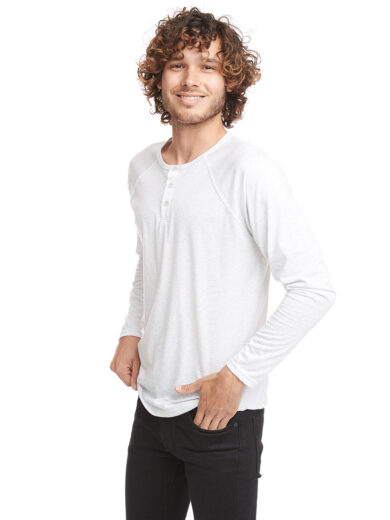Men's Triblend Long-Sleeve Henley