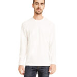 Unisex Sueded Long-Sleeve Crew