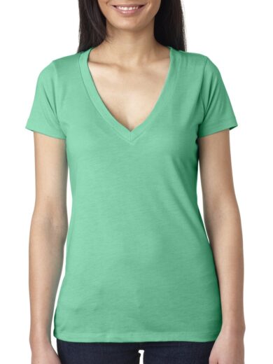 Ladies' Triblend Deep V