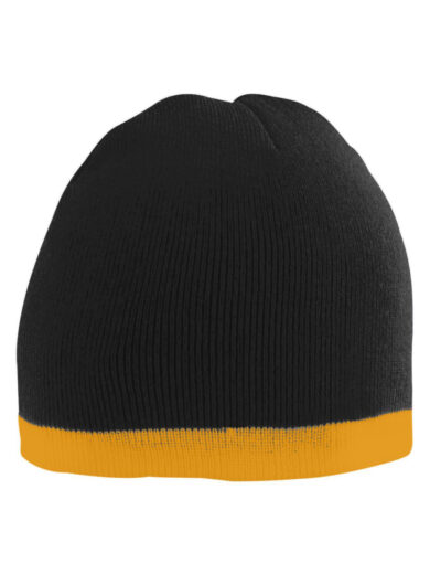 Two-Tone Knit Beanie