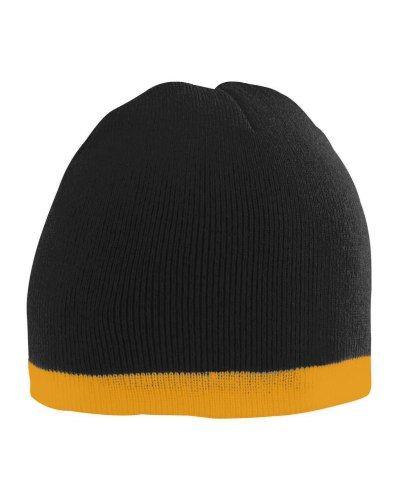 Two-Tone Knit Beanie