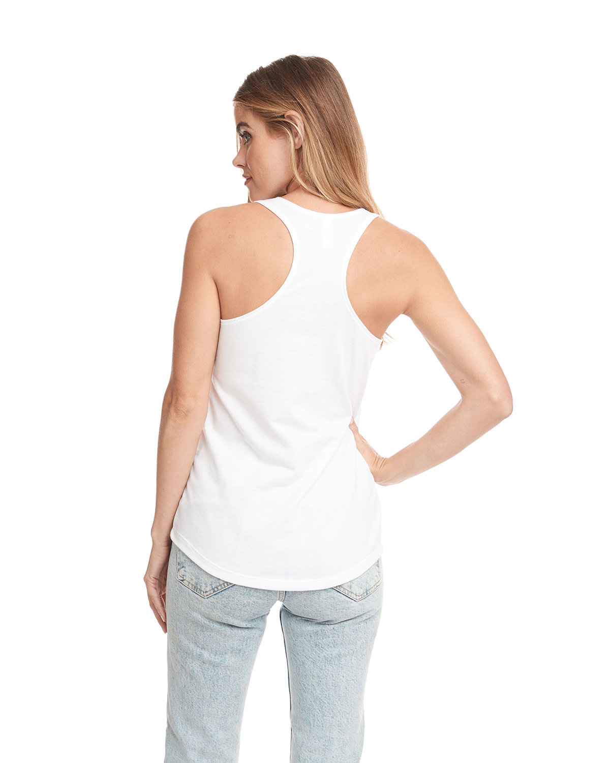 Ladies' French Terry Racerback Tank - Image 2