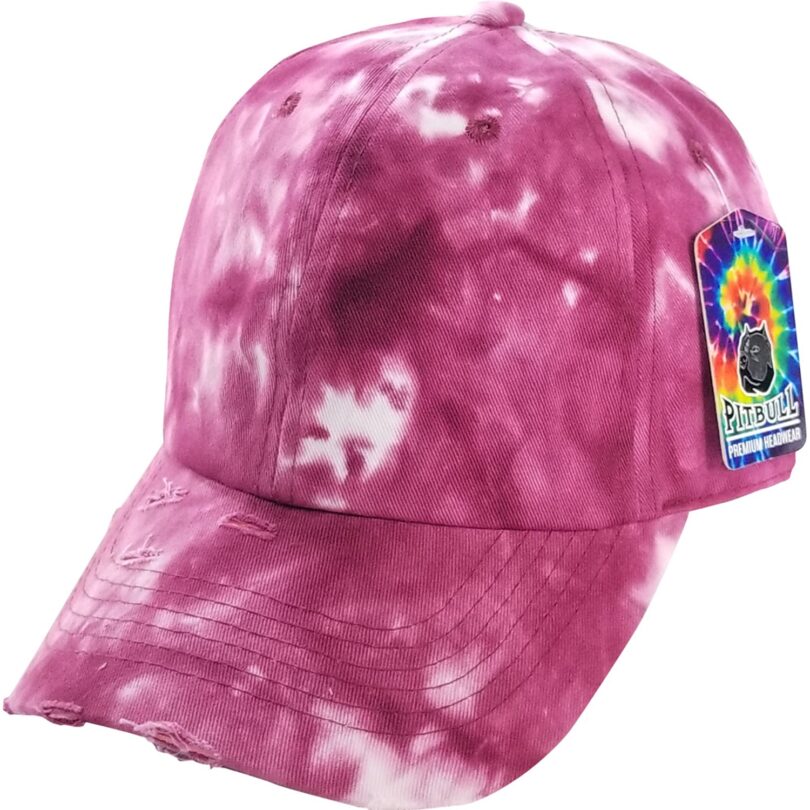 PB255 Tie Dye Vintage Dad Hat - Image 3