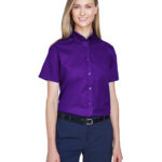 Ladies' Optimum Short-Sleeve Twill Shirt