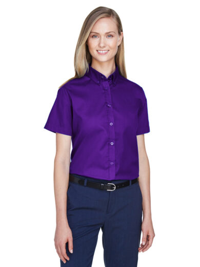 Ladies' Optimum Short-Sleeve Twill Shirt