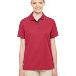 Ladies' Motive Performance Piqu  Polo with Tipped Collar