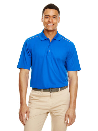 Men's Radiant Performance Piqu  Polo with Reflective Piping