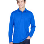 Adult Pinnacle Performance Long-Sleeve Piqu  Polo with Pocket