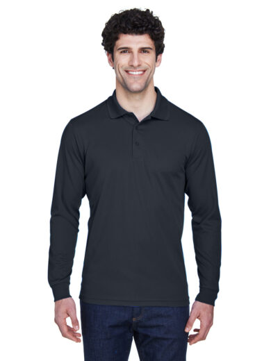 Men's Tall Pinnacle Performance Long-Sleeve Piqu  Polo