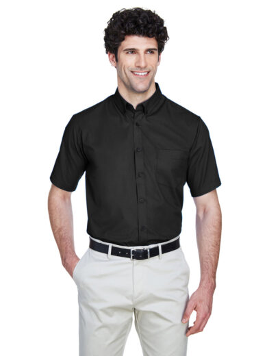 Men's Tall Optimum Short-Sleeve Twill Shirt