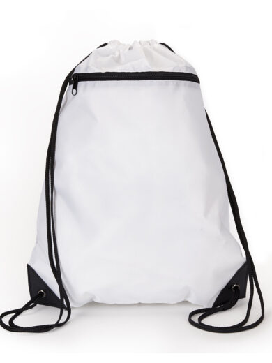 Zipper Drawstring Backpack