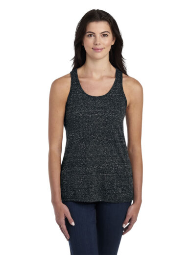 Ladies Snow Heather Racerback Tank