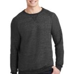 Jerzees  ®  Snow Heather French Terry Raglan Crew 91M
