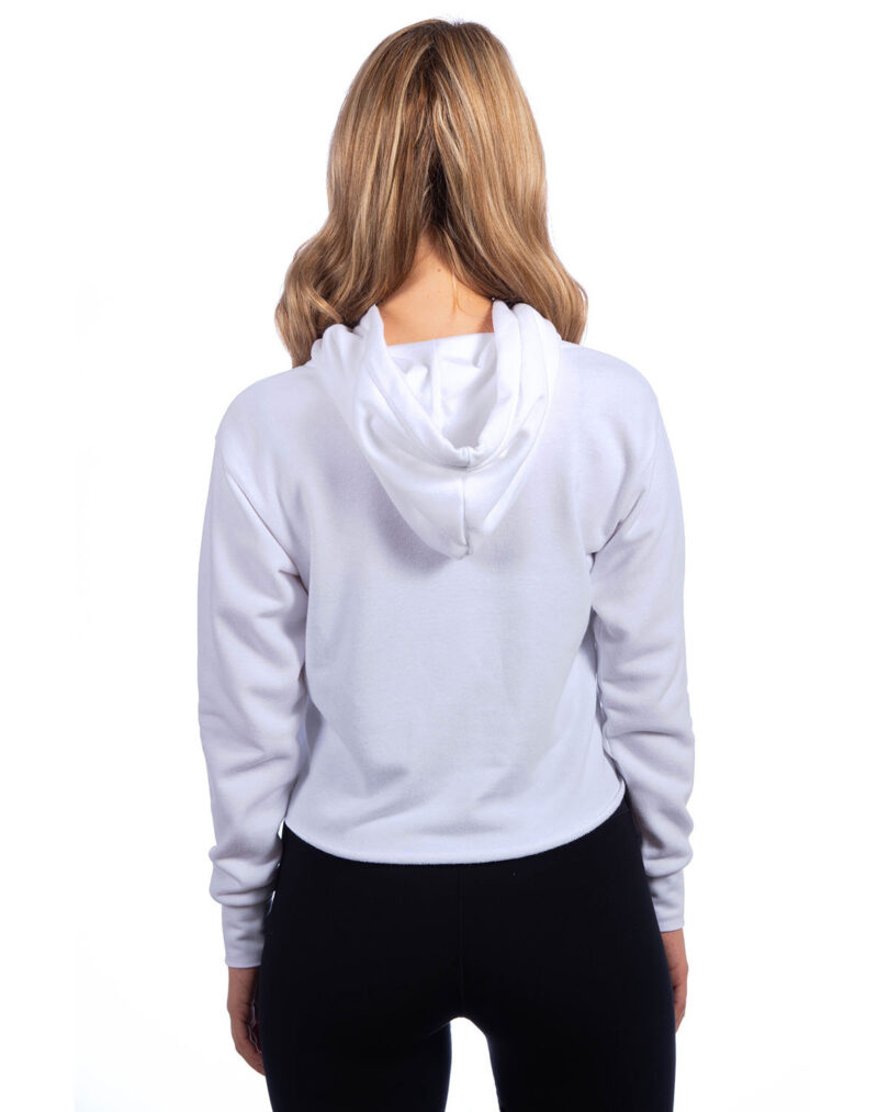 Ladies' Laguna Cropped Pullover Hooded Sweatshirt - Image 2