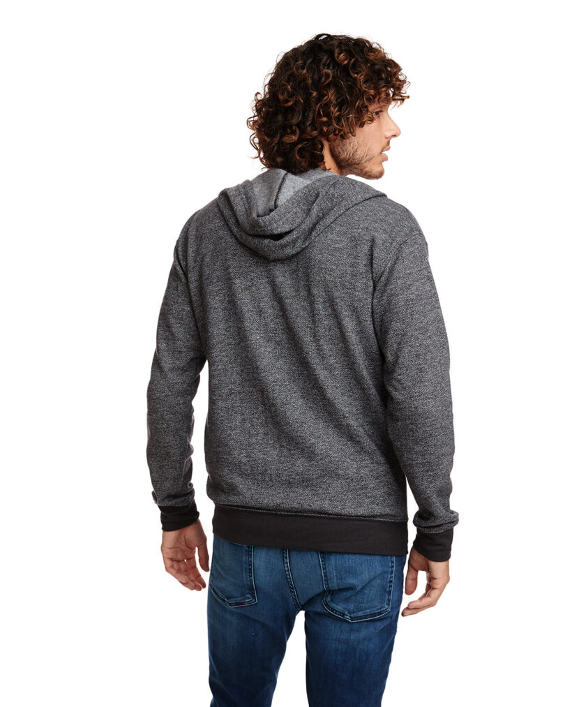 Adult Pacifica Denim Fleece Full-Zip Hooded Sweatshirt - Image 2