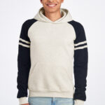 Jerzees ®  Unisex NuBlend ®  Varsity Colorblock Hooded Sweatshirt 97C
