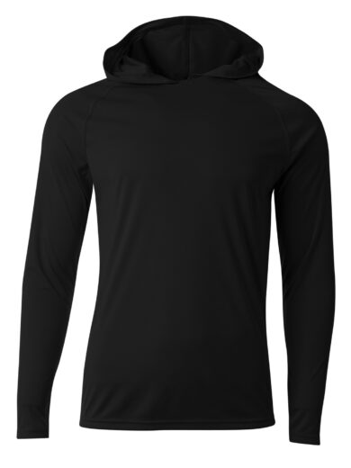 A4 Cooling Performance Long Sleeve Hooded Tee A4N3409