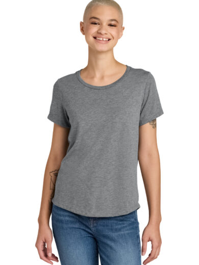 Allmade ®  Women's Relaxed Tri-Blend Scoop Neck Tee AL2015