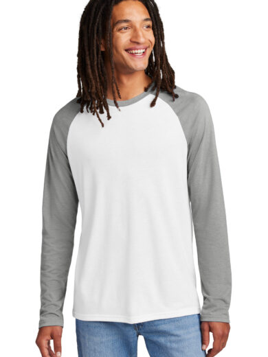 Allmade ®  Unisex Tri-Blend Long Sleeve Colorblock Raglan AL6009