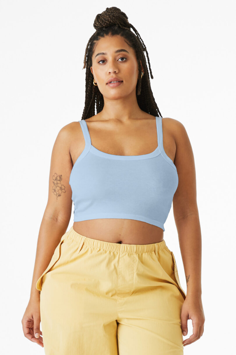 BELLA+CANVAS ®  Women's Micro Rib Spaghetti Strap Tank BC1012