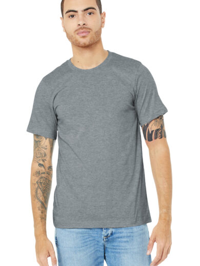 BELLA+CANVAS  ®  Unisex Heather CVC Short Sleeve Tee. BC3001CVC