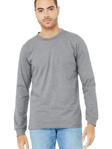BELLA+CANVAS ®  Unisex Heather CVC Long Sleeve Tee BC3501CVC