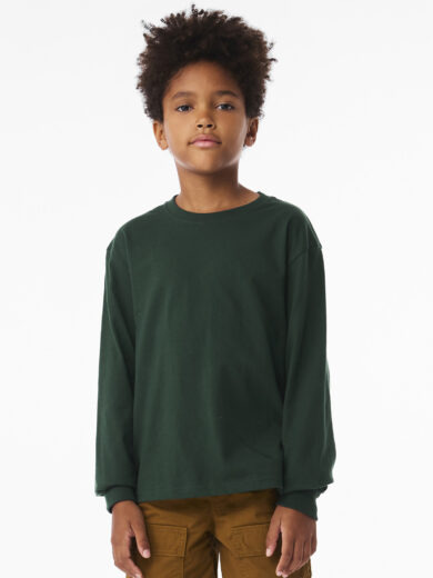 BELLA+CANVAS ®  Youth 6-Ounce Heavyweight Long Sleeve Tee BC3511Y
