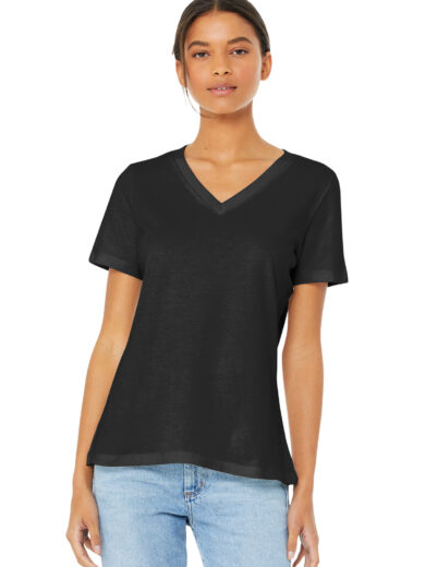 BELLA+CANVAS  ®  Women's Relaxed Jersey Short Sleeve V-Neck Tee. BC6405