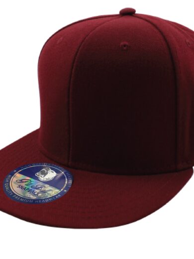 Burgundy PB104 Pit Bull Acrylic Snapback Hats Wolesale