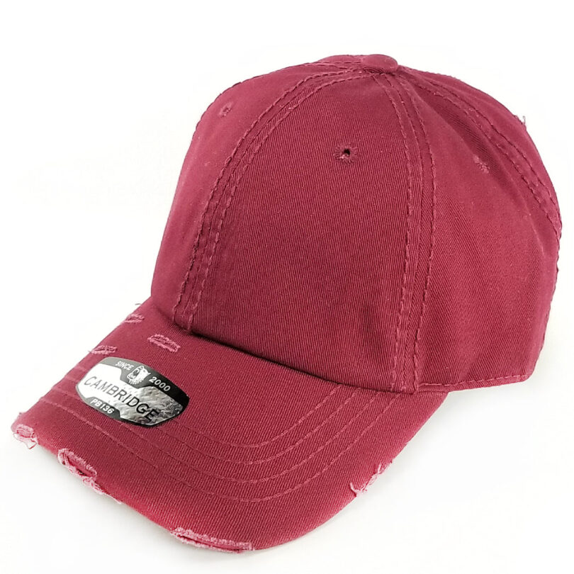 PB136V Distressed Dad Hat - Image 3