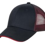 Port Authority ®  Double Mesh Snapback Sandwich Bill Cap. C818