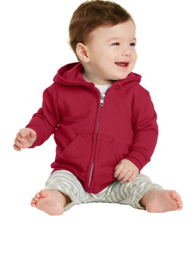 Port & Company ®  Infant Core Fleece Full-Zip Hooded Sweatshirt. CAR78IZH
