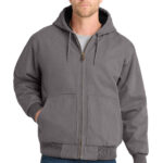 CornerStone ®  Washed Duck Cloth Insulated Hooded Work Jacket. CSJ41