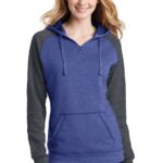 District ®  Women's Lightweight Fleece Raglan Hoodie.  DT296