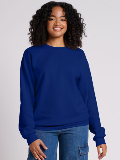 Jerzees Ultimate ™  Unisex CVC Ring Spun Crewneck Sweatshirt IC48M