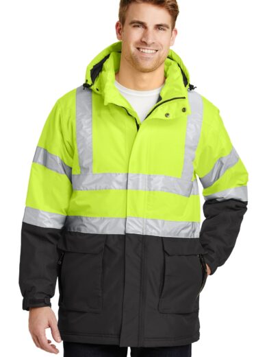 Port Authority ®  ANSI 107 Class 3 Safety Heavyweight Parka. J799S